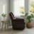  39" Luxe Comfort Manual Recliner with Nailhead Trim, Brown-116842808