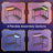 42" W L-Shaped Reversible Gaming Desk with LED Lights and Monitor Stand-1761489317