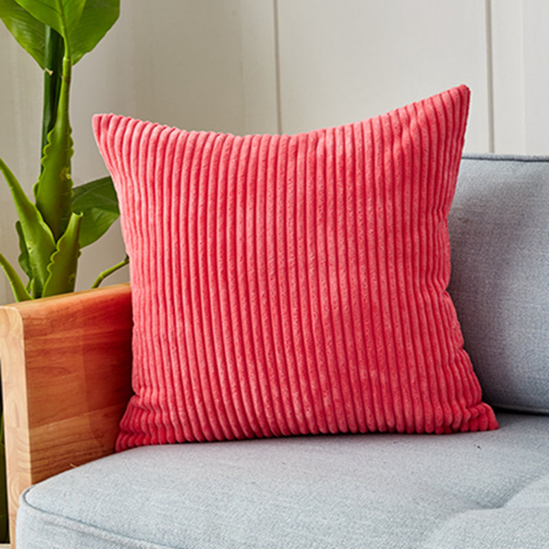  Ensemble de 2 coussins décoratifs avec insertions - Ensemble complet de coussins décoratifs 20 po x 20 po, Rose crème