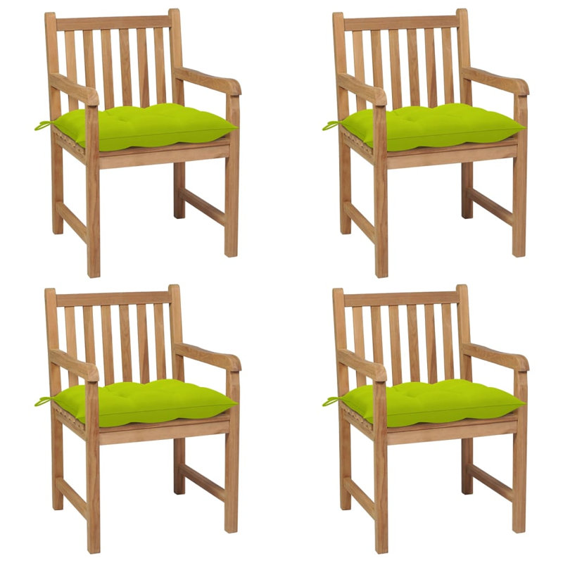 Chaise de patio avec coussin Dorathy, Vert