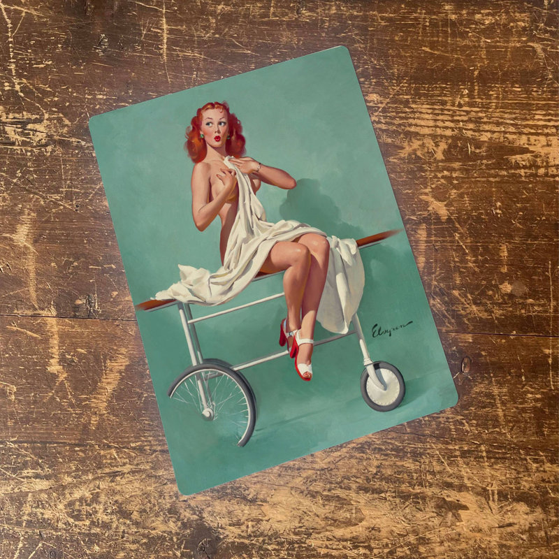People Wall Decor on Metal, 25cm H x 20cm W
