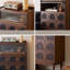 Petite armoire d'appoint rétro et créative