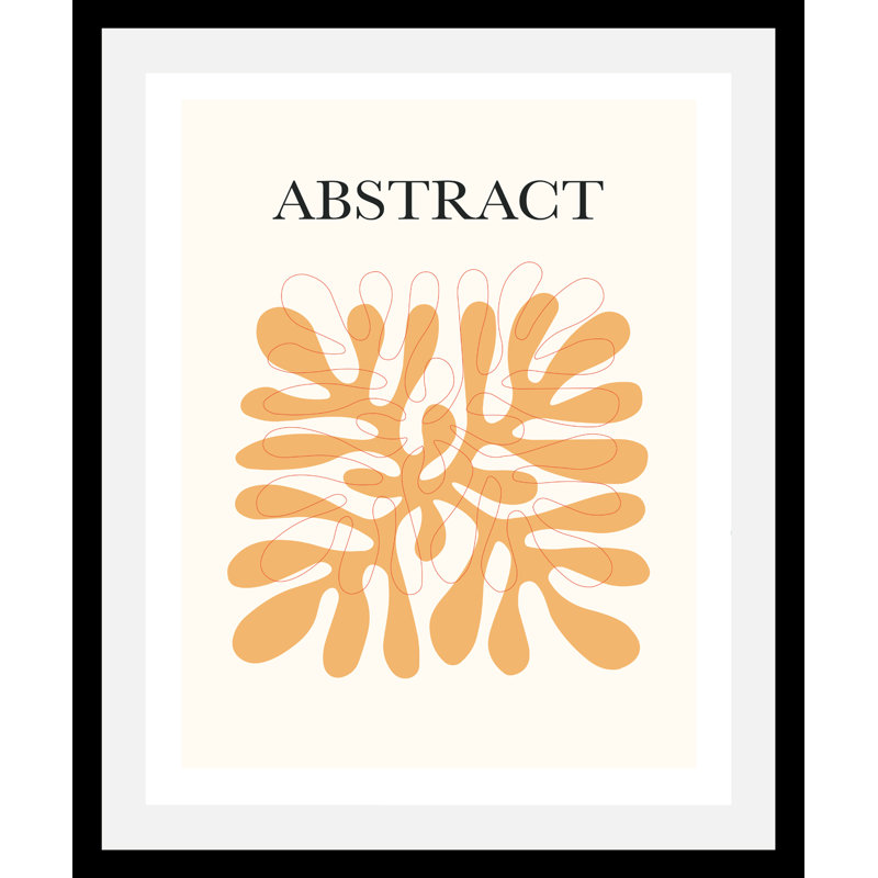 Abstract - Single Picture Frame Print, 70cm H x 50cm W