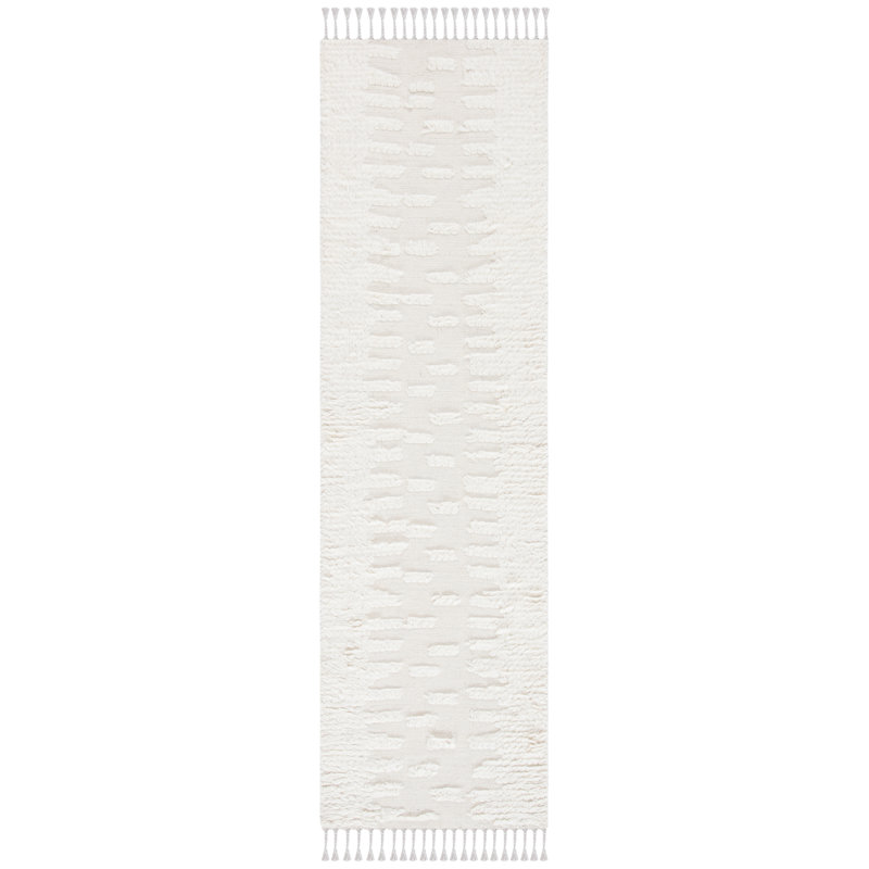 Aitkin Hand Woven Wool Solid Color Rug, Runner 2'3" x 8'