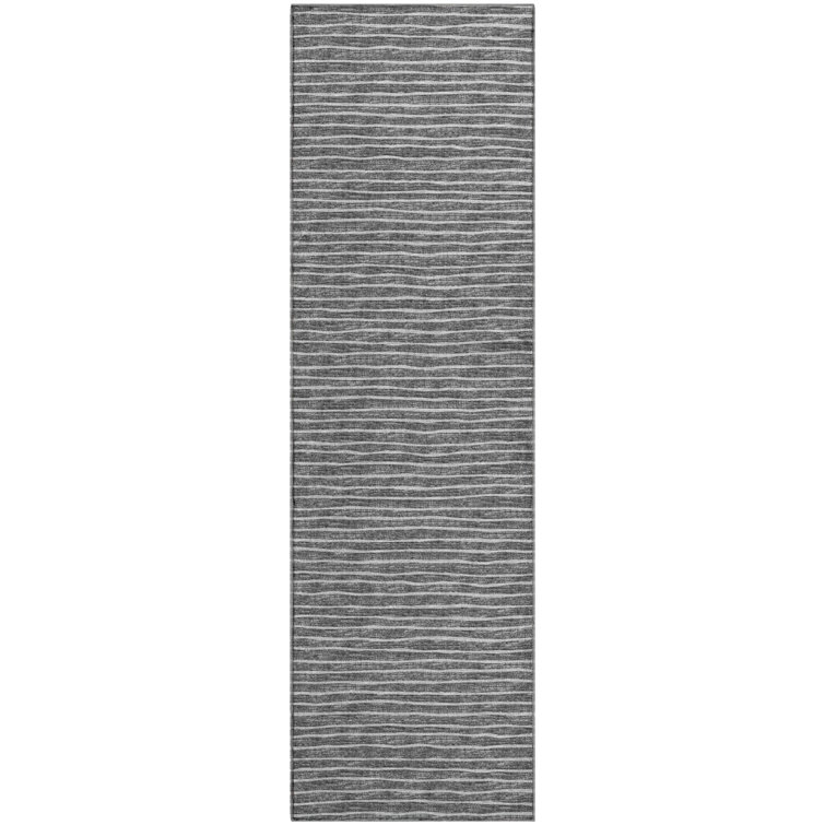 Premium Machine Washable Vaseem AMF138 Gray Rug