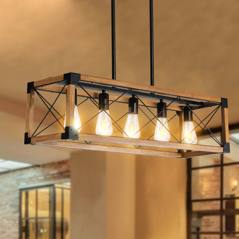 5 po Glamour pour partout - Rouille, hauteur réglable, noyer + plafond de cuisine noir antirouille, toutes les pièces