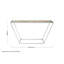Adniel 132cm Stone Top Console Table