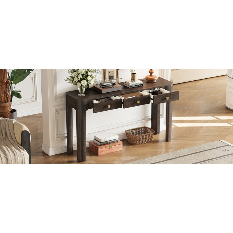 Console Trexm Rustic, Brun