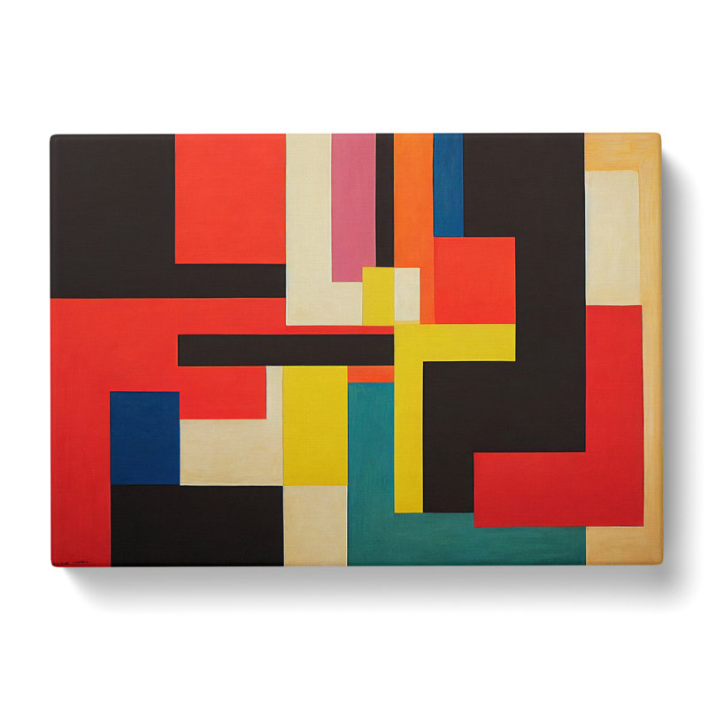 Modern Bauhaus Art Vol.4 Abstract - Wrapped Canvas Print, 35cm H x 50cm W x 3cm D