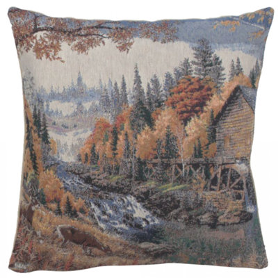 Floral Cotton Blend Pillow Cover