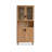 Burlywood Solid Wood+Glass Display Cases