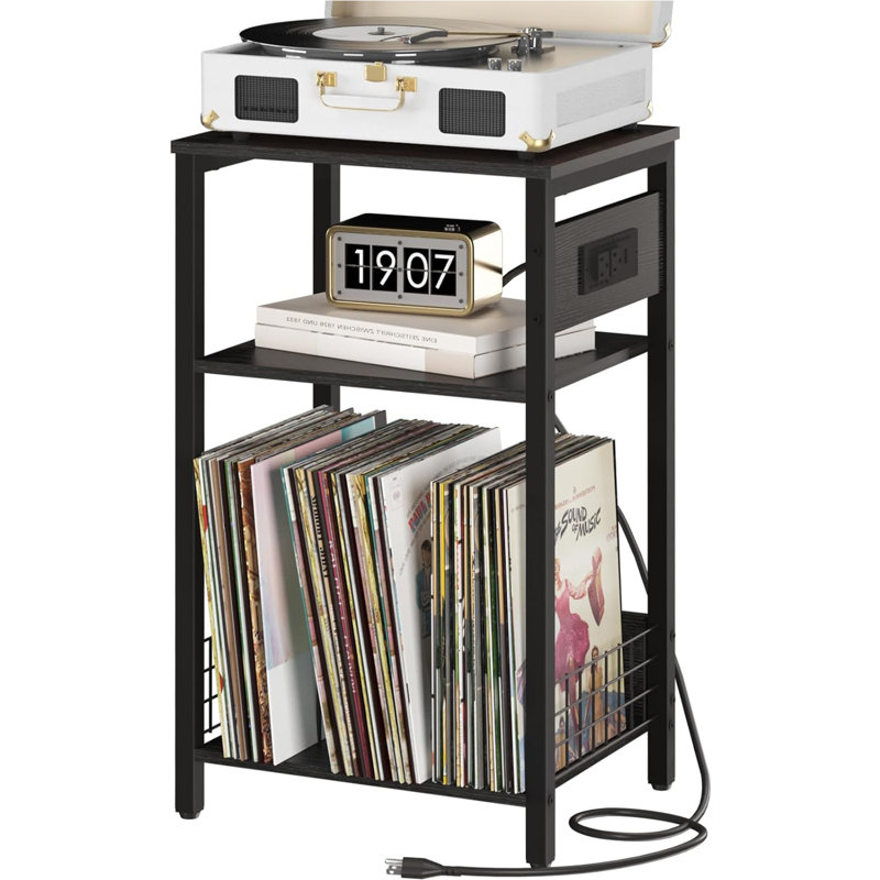 Tablettes multimédia H 26,14 po, Noir