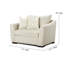 Chaise rembourrée et demi Hifza