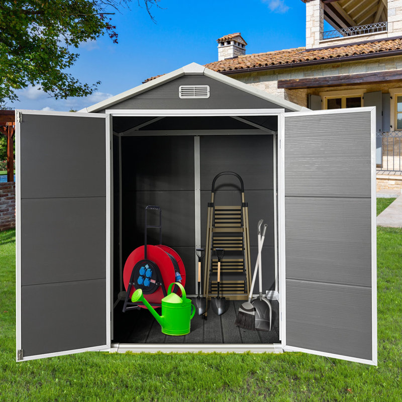 Secure Plastic Shed Modern Design For Backyard Storage