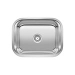 Stellar 23" Single Bowl Undermount Stainless Steel Laundry Sink