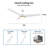 Yeliz 52 " Ceiling Fan with LED Lights with Light Kit