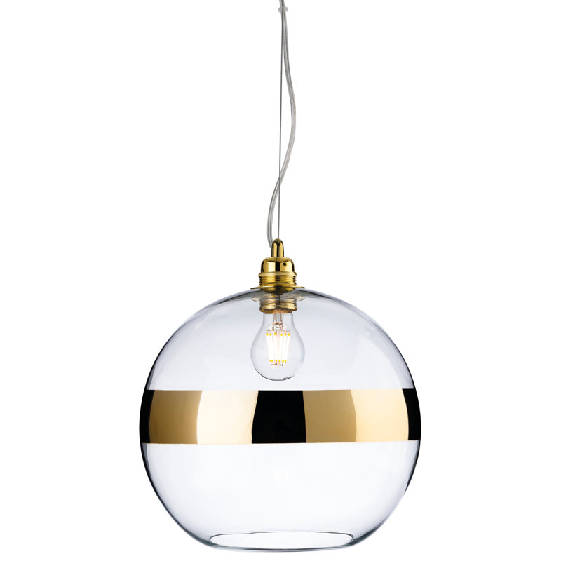 1 - Light Gold Sphere Pendant, Gold