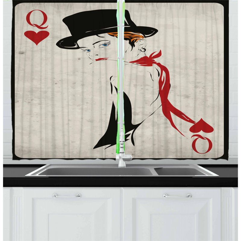 Pointed Kitchen Curtain