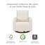 Poe Channeled Swivel Glider-624751326