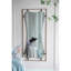 Miroir coquelicot avec cadre en métal doré, décoration murale pour salle de bain