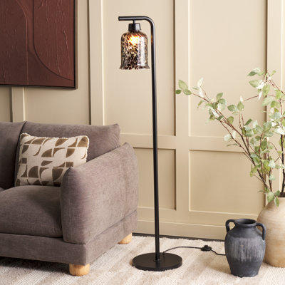 Nezara 21'' Black Traditional Floor Lamp