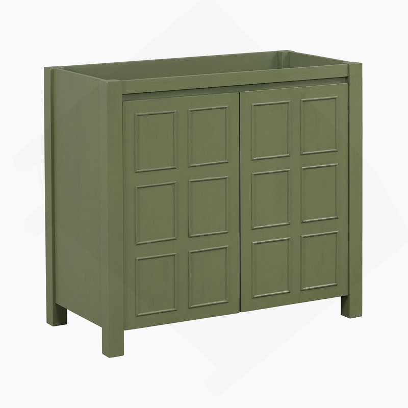 Meuble-lavabo de 36 po avec tablettes réglables