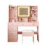 Ensemble de tabouret de coiffeuse Bohuslava-678521414