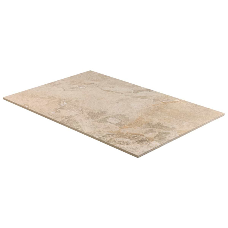 Shala 18x26 Matte Porcelain Tile, Sand Beige