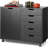 C-black 30.8“ Wide 5 Drawer Mobile File Cabinet-61177227