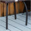 Table d'appoint compacte en osier d'extérieur PE, table basse en rotin toutes saisons pour le jardin, le balcon et la cour arrière