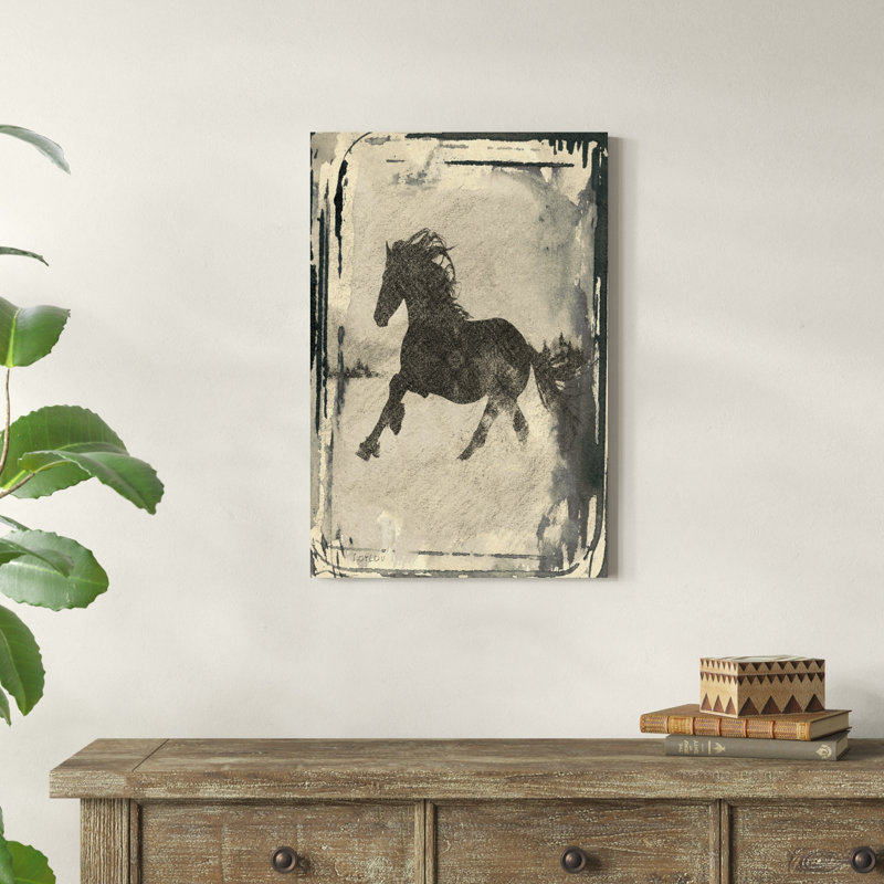 Cheval qui court II, H 30 po x l 20 po x P 1,25 po