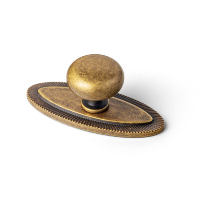 1.14" Diameter Mushroom Knob With Backplate-E