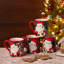 Ensemble de 4 tasses en céramique Christmas Whimsy