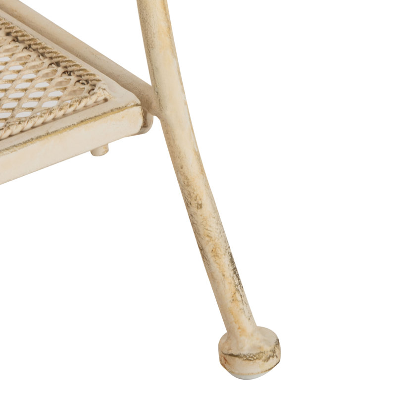 Torus Outdoor 3 Tier Shelf, White