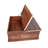 Brenard Antique Solid Wood Square Coffee Table