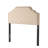 Tufted Upholstered Headboard Queen Size, Solid Wood Head Board With Durable Metal Legs-1680481700