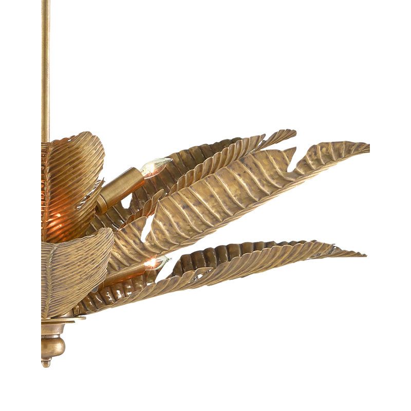 Tropical 6 - Light Semi Flush Mount