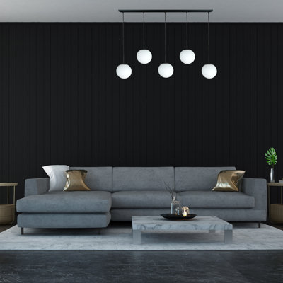 Bosie - Light Matte Black Pendant