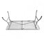 Table pliante en granit blanc Techni Home 6 pi avec poignée facile à transporter