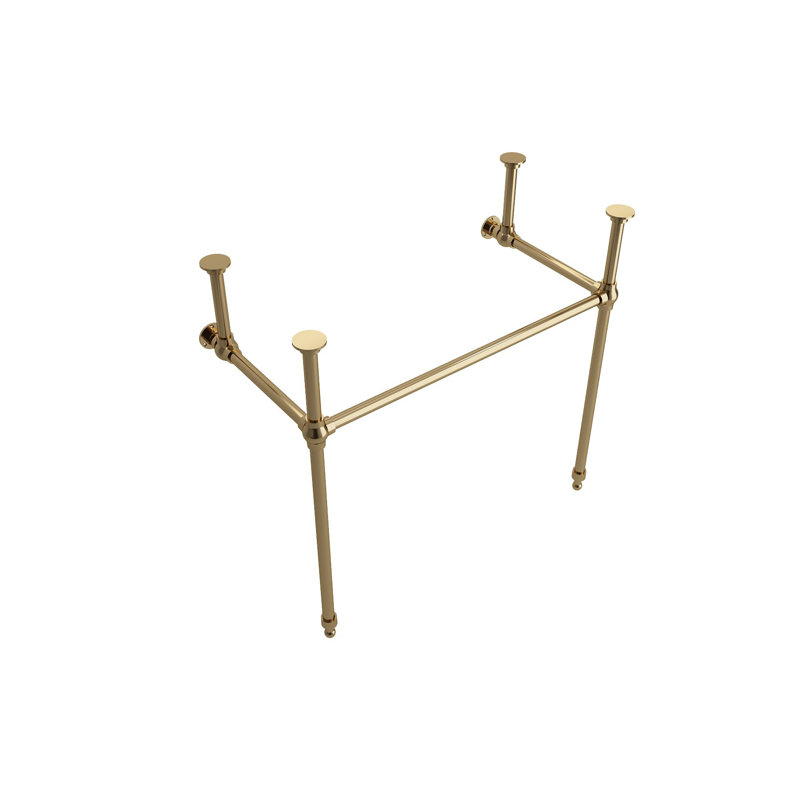 Metal Console Leg Set, Matte Gold