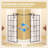 Framed Glass Shower Screen 34" X 72", 1/4" 6Mm Silk-Printing Tempered Glass, Matte Black Aluminum