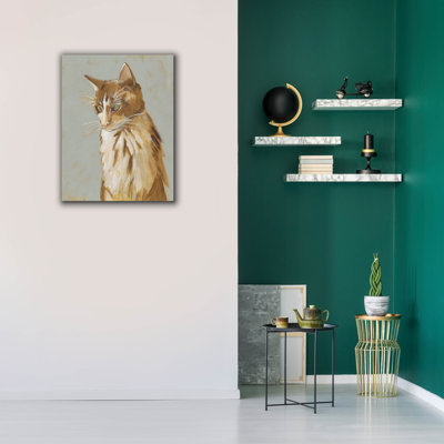 "Epic Graffiti" Lap Cat 2 "par Chariklia Zarris, art mural sur toile, 26 po x 34 po