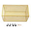 Metal mesh laundry storage cart, laundry basket with wheels-692651896