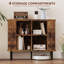 HOMCOM Mid-Century Modern Sideboard Storage Cabinet-1126959201