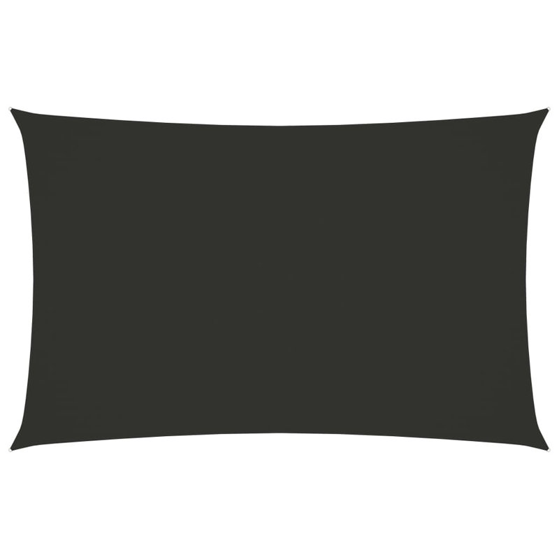 Plato Rectangular Shade Sail, 500cm x 200cm, Anthracite