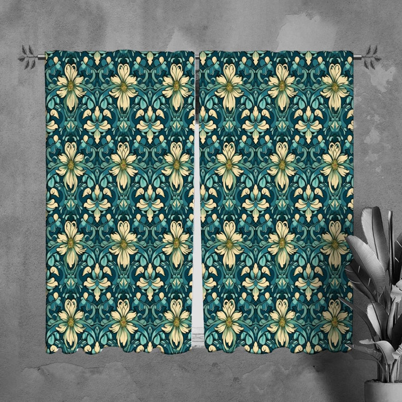Marquiez Room Darkening Curtain Pair, 20" W x 82" L