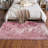 Halle-Mia Shag Fluffy Faux Sheepskin Area Rug in Pink-2042097558