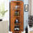 72" Corner Cabinet With 8 Doors - Keep Your Items Organized Construction Oak Color For Dining Area High Unit Versatile Storage Solution Home Office