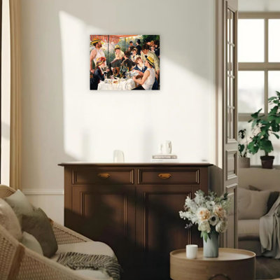 Art mural en toile 24 "x 18" The Luncheon of the Boating Party