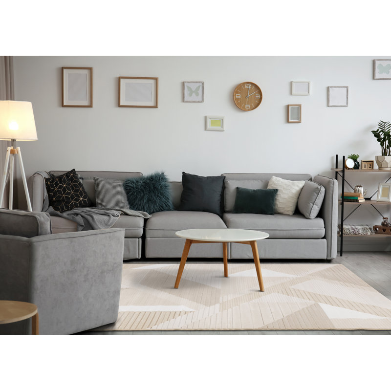 Tapis à poils longs Solara, Rectangle 5 pi 3 po x 7 pi 7 po